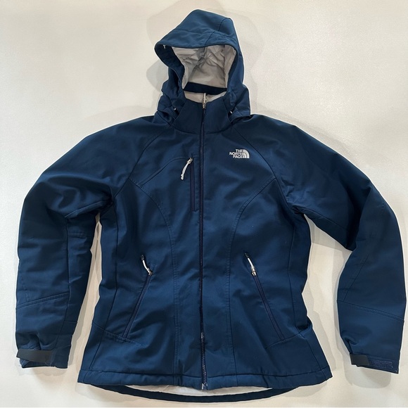 The North Face Women’s Apex Elevation Primaloft Hooded Jacket Size M Navy Blue - Picture 1 of 11